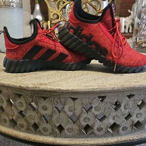 Adidas Boys Kids Red and Black Sneakers